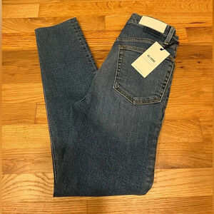 RE/DONE - High-Rise Ankle Crop Jean Size 26 NWT